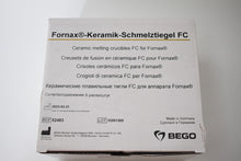 Carica l'immagine nel visualizzatore di Gallery, Bego-Fornax Keramik-Schmelztiegel FC, für Fornax-T Gussschleuder