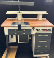 EKODENT Dental Einzelarbeitsplatz, Arbeitstisch, Arbeitsplatz, Labortisch